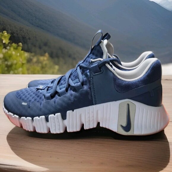 Nike Shoes - Women's Nike Free Metcon 5 Diffused Blue Light Bone FQ8779-491 - Size 8
